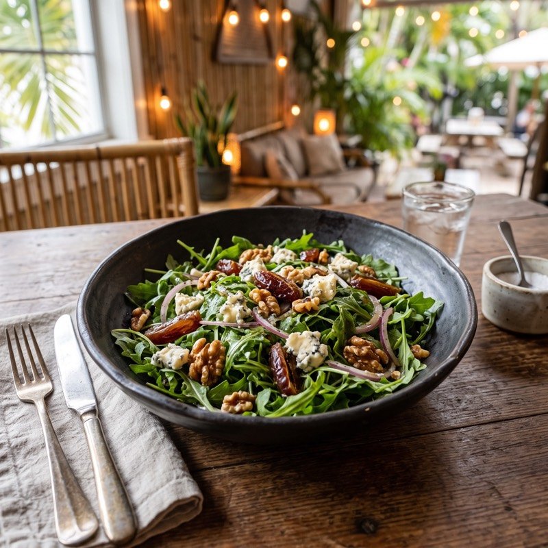 Arugula, Gorgonzola & Date